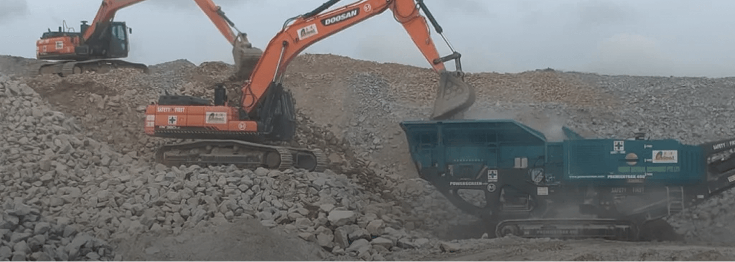 Processing and Sale of Rocks at Tuas View Extension